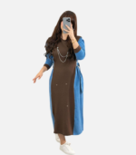 Robe kounouz Jeans Marron