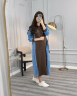 Robe kounouz Jeans Marron