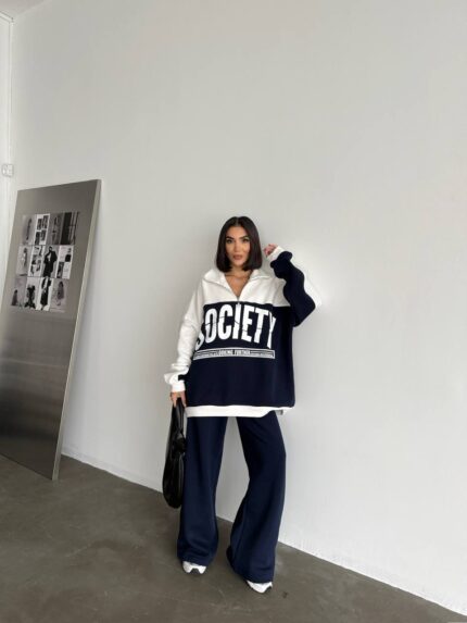 Survêtement Oversize Bleu Roi – Style et Confort