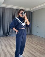 Tenue 2 Pièces pour Femme en Tissu Scoba