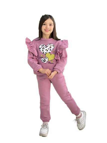 NV02 – Ensemble Enfant Coloré – Rose et Vert