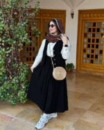 NV80 – Ensemble Khadija 3 Pièces Robe, Veste et Chemise