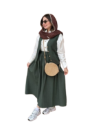 NV80 – Ensemble Khadija 3 Pièces Robe, Veste et Chemise