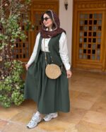 NV80 – Ensemble Khadija 3 Pièces Robe, Veste et Chemise