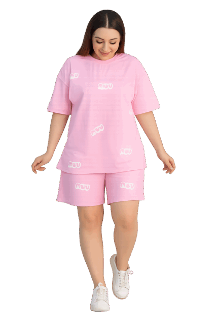 T-shirt & Short pour femmes – Ensemble Décontracté