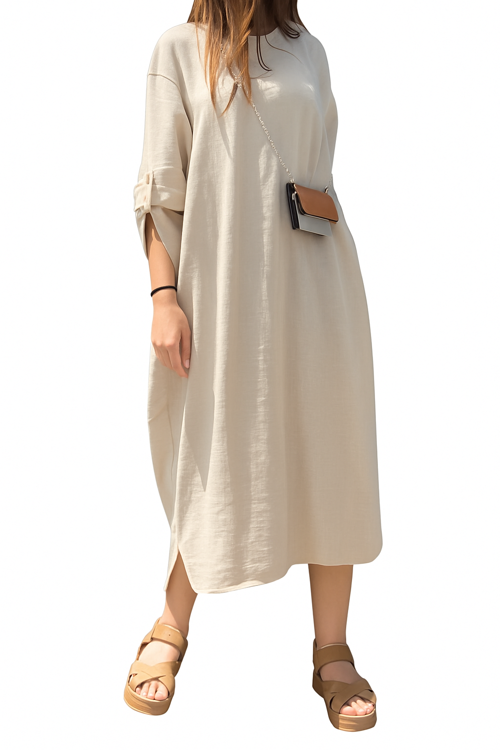 Robe d’été en Coton Lin