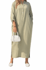 Robe d’été en Coton Lin