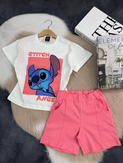 Ensemble filles 2 Pièces T-shirt & Short Stitch Angel