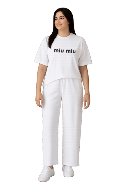 Ensemble Femme Pantalon et t-shirt oversize en Tunisie