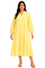 Robe Plissée Fluide pour Femme
