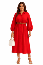 Robe pour Femme – Élégante avec ceinture
