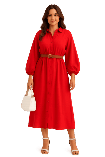 Robe pour Femme – Élégante avec ceinture